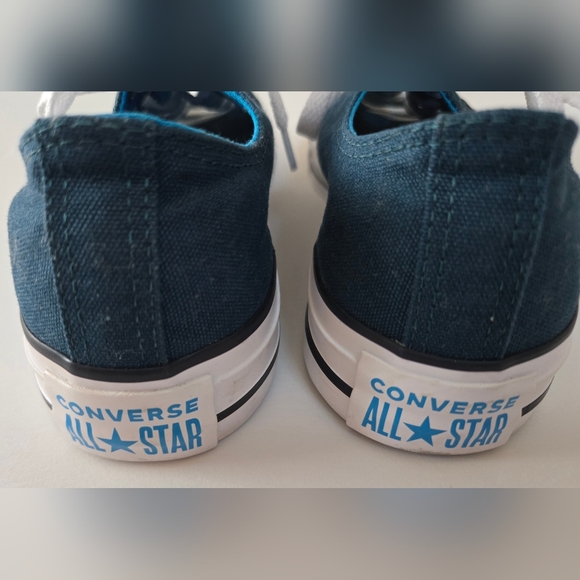 Converse Turquoise Low Top sneakers 7.5 Women's 5.5 Men's - Picture 7 of 9